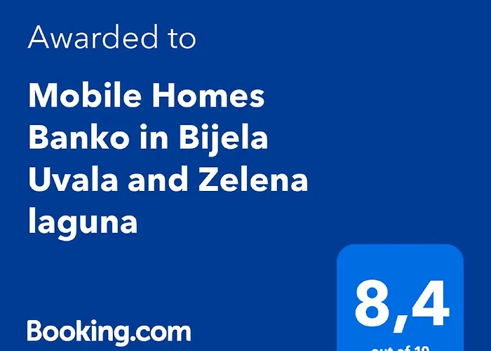 Mobile Homes Banko In Bijela Uvala And Zelena Laguna